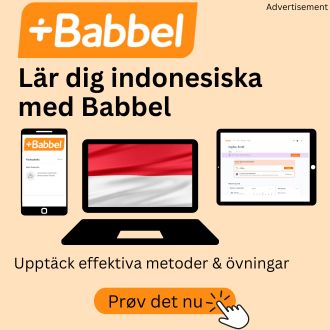 Lär dig indonesiska med Babbel - uptäkk efektiva metoder og övningar