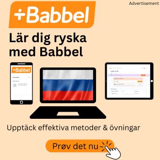 Lär dig ryska med Babbel - uptäkk efektiva metoder og övningar