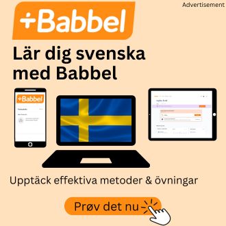 Lär dig svenska med Babbel - uptäkk efektiva metoder og övningar