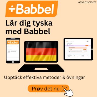 Lär dig tyska med Babbel - uptäkk efektiva metoder og övningar