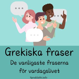 Grekiska fraser - De vanligaste fraserna för vardagslivet